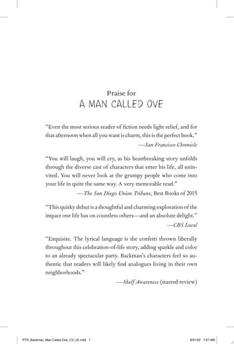 A Man Called Ove A Novel