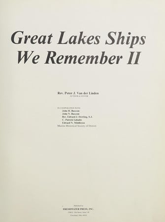 Great Lakes ships we remember