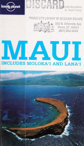 Maui: includes Moloka'i and Lana'i