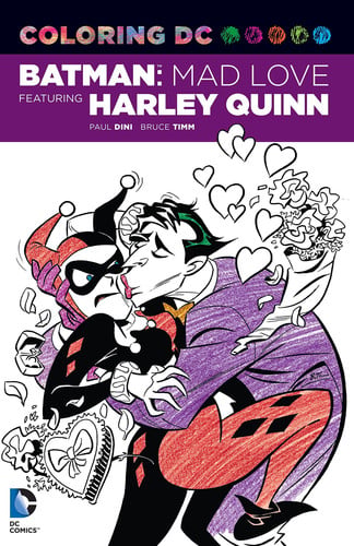 DC Comics Colouring Bk Batman Mad Loves