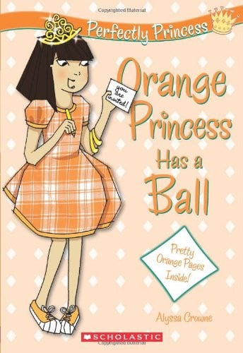 Orange princess has a ball