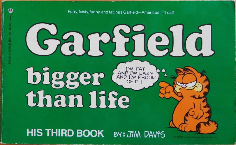 Garfield bigger than life