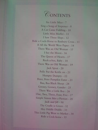 Nursery Songs & Rhymes