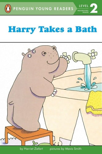 Harry takes a bath