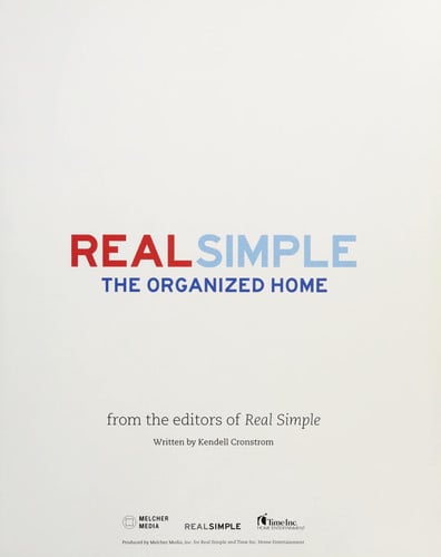 The organized home