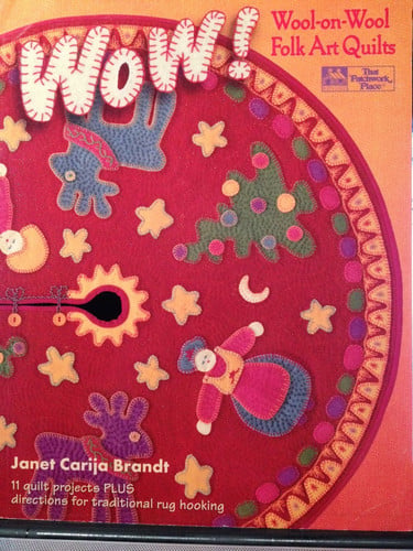 Wool-on-wool folk art quilts