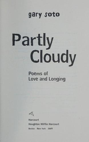 Partly cloudy: poems of love and longing
