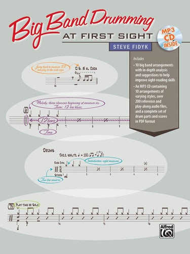 Big Band Drumming at First Sight Book & Online Audio/PDF