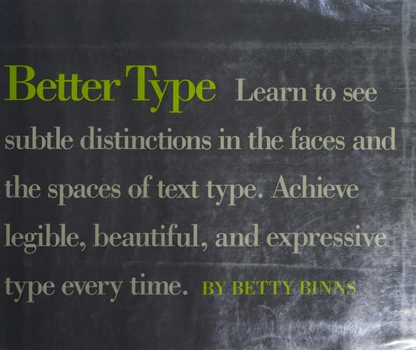 Better Type