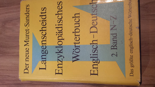 Langenscheidt Bilingual Dictionaries: Langenscheidt Encyclopaedic Muret-Sanders G/E Dictionary L-Z (German Edition) - 2367