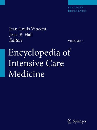 Encyclopedia of Intensive Care Medicine, volume 1 to 4 - 7810