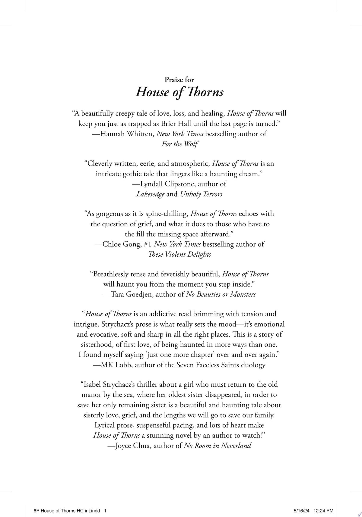 House of Thorns
