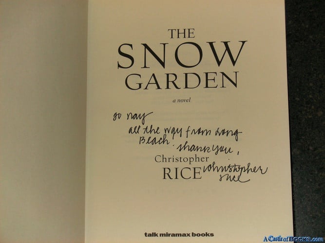 The snow garden: a novel