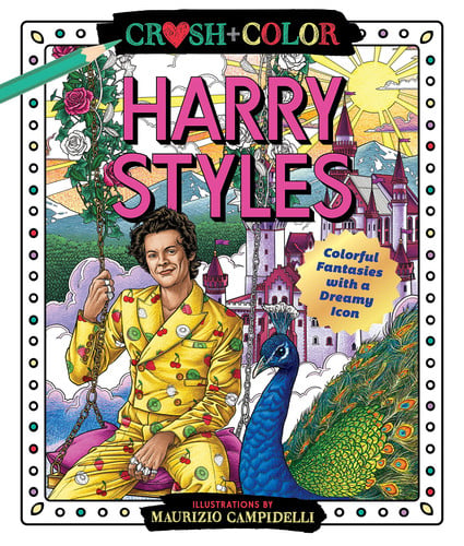 Crush and Color: Harry Styles Colorful Fantasies with a Dreamy Icon