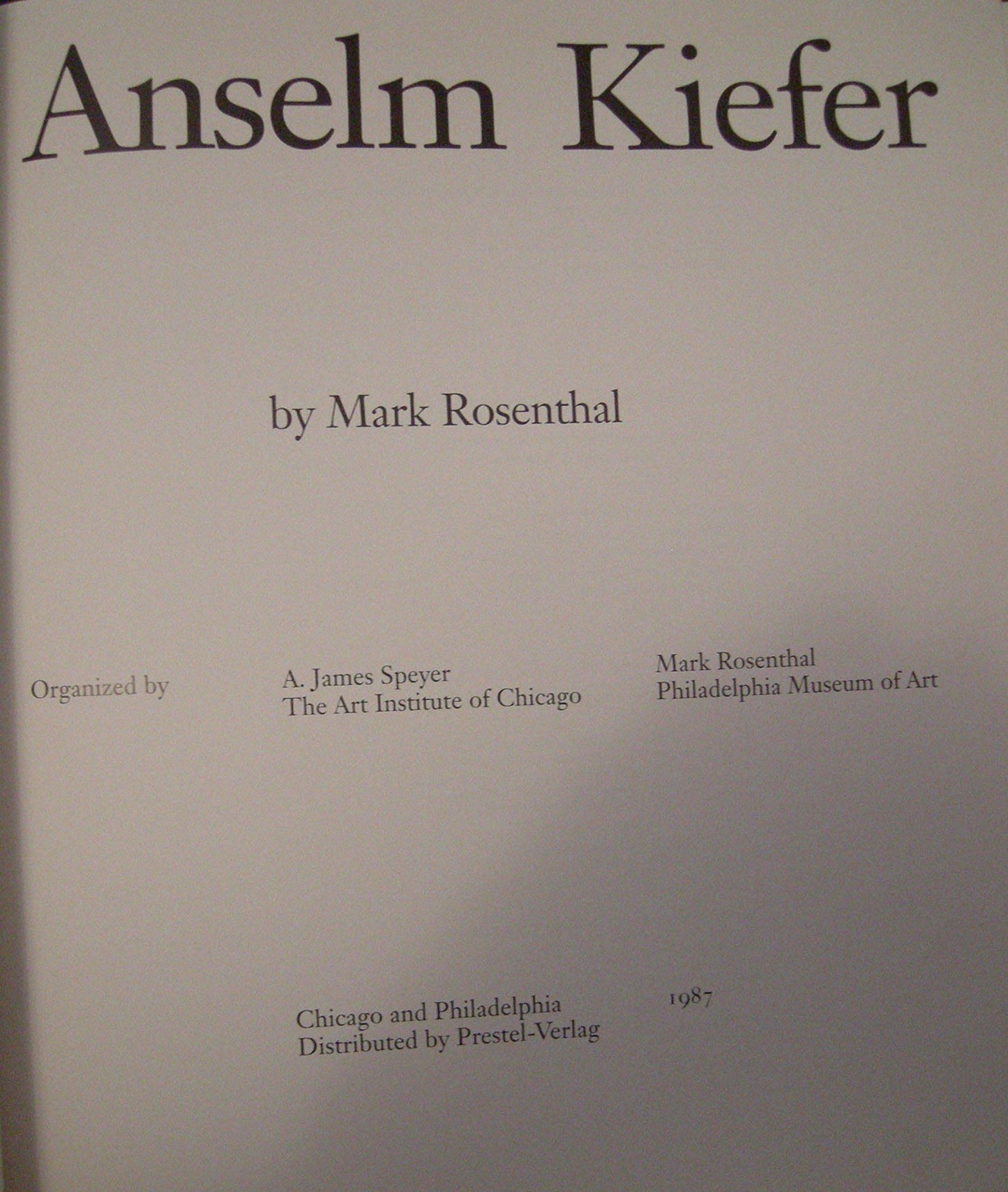 Anselm Kiefer (Trade edition) - 5977
