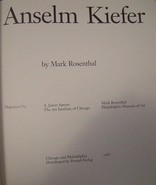 Anselm Kiefer (Trade edition) - 5977
