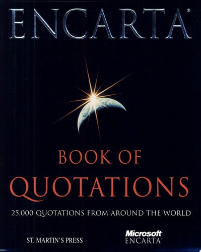Encarta book of quotations