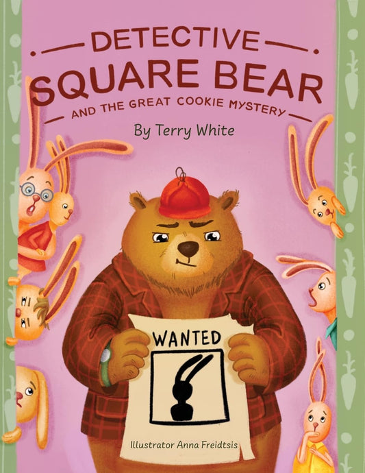 Detective Square Bear and the Great Cookie Mystery: A Fun Rhyming Book for Kids Ages 2-6: A Family Story About Honesty and Sharing - 4406