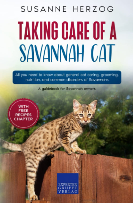 Taking care of a Savannah Cat: All you need to know about general cat caring, grooming, nutrition, and common disorders of Savannahs - 8986