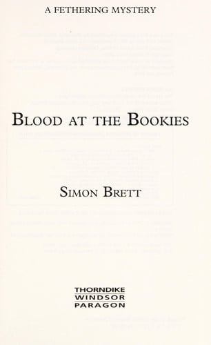 Blood at the bookies