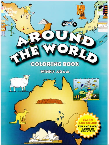 Around the World Coloring Book
