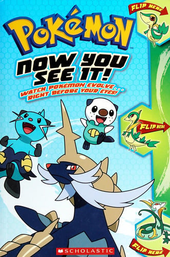 Now you see it! watch Pokémon evolve-- right before your eyes!