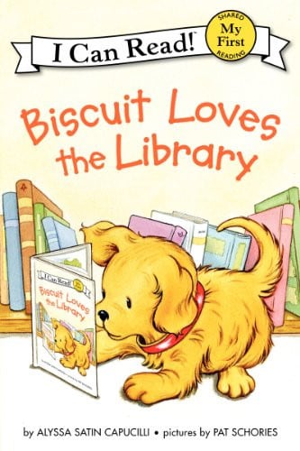 Biscuit loves the library