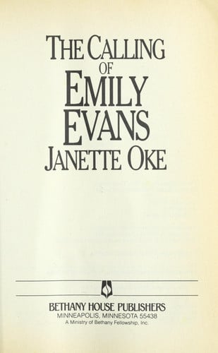 The calling of Emily Evans