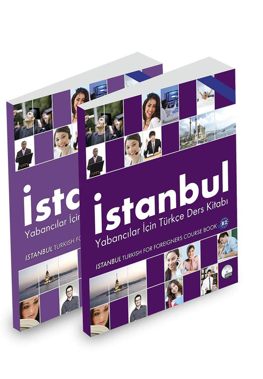 Istanbul B2 Turkish Language Course Book Set Intermediate Level and Workbook - 6265