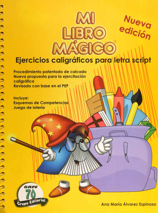 MI LIBRO MAGICO, EJERCICIOS CALIGRAFICOS PARA LETRA SCRIPT NUEVA - 3205