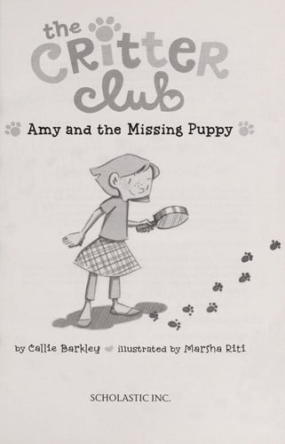 Amy and the Missing Puppy