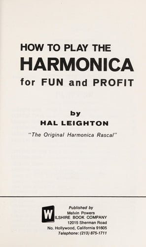 Harmonica playing for fun and profit