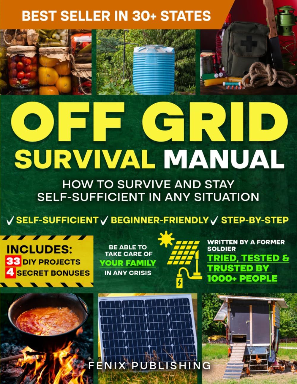 Off Grid Survival Book: Diy Survival Project Book - No Grid Survival Guide