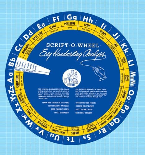 Script-O-Wheel Journal Easy Handwriting Analysis