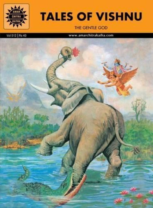 Tales of Vishnu: The Gentle God (Amar Chitra Katha) Indian Comic Book