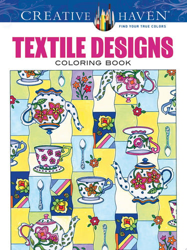 Creative Haven Textile Designs Coloring Book