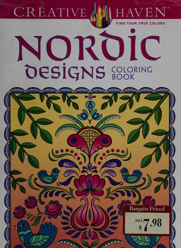 Creative Haven Deluxe Edition Nordic Designs Coloring Book