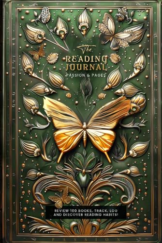 The Reading Journal: Review 100 Books, Track, Log and Discover Reading habits! - 8359