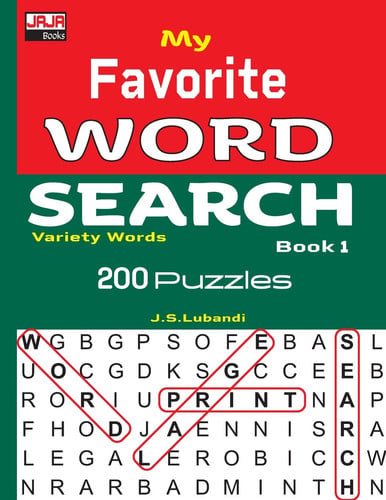 My Favorite Word Search Book 1
