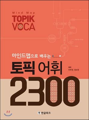 Topics covered in mindmap Vocabulary 2300 (Korean Edition)