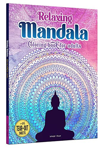 Relaxing Mandala: Coloring Book For Adults - 8327