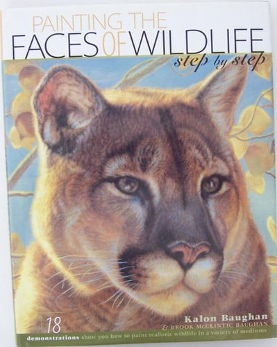 Painting the faces of wildlife step by step