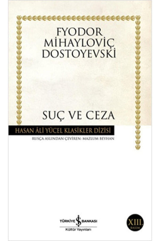 Suç ve Ceza: Hasan Ali Yücel Klasikleri (Turkish Edition) - 3044