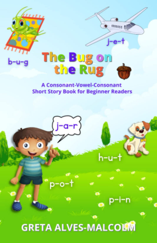 The Bug on the Rug: A Consonant-Vowel-Consonant Short Story Book for Beginner Readers