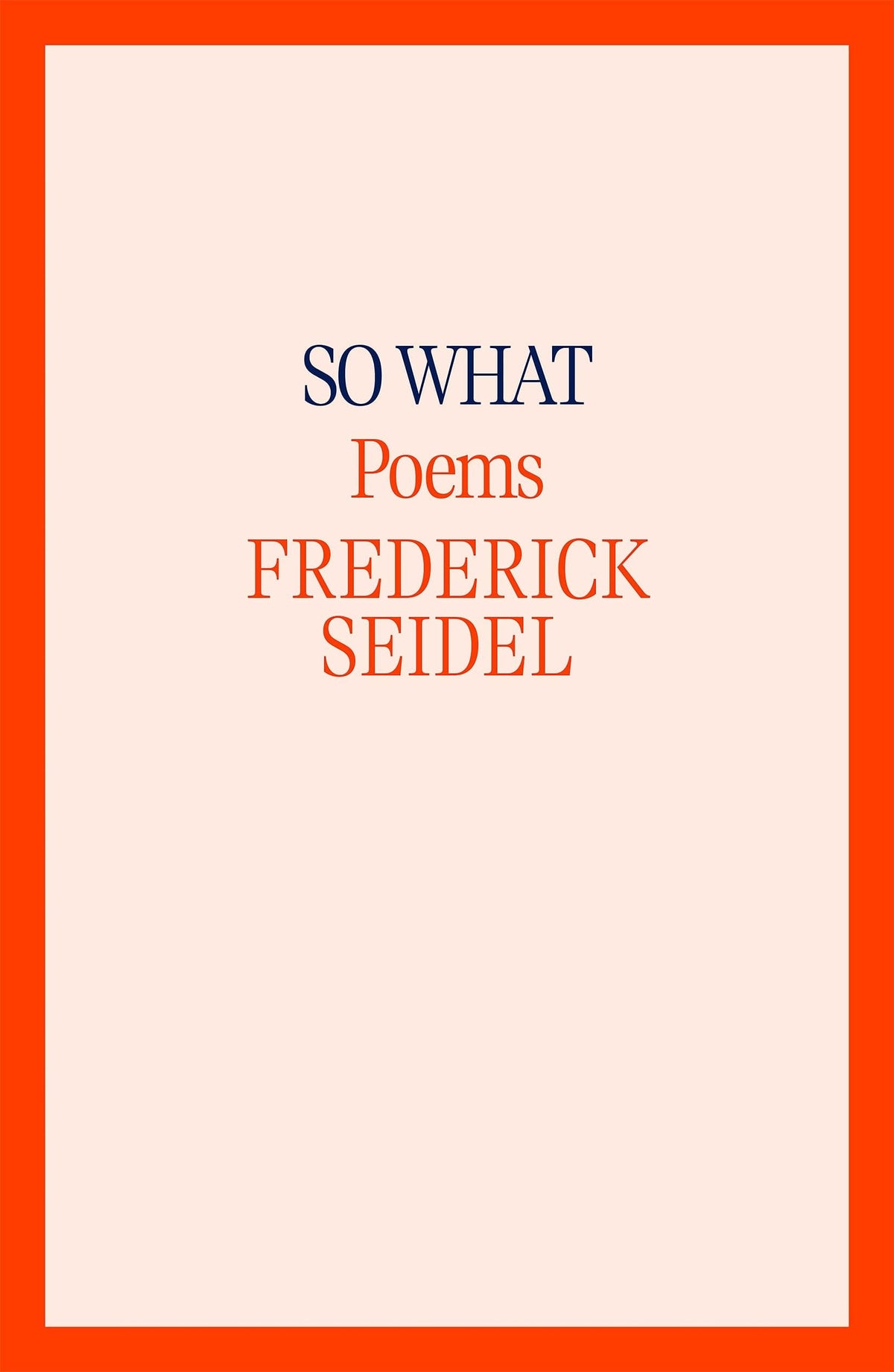 So What Poems