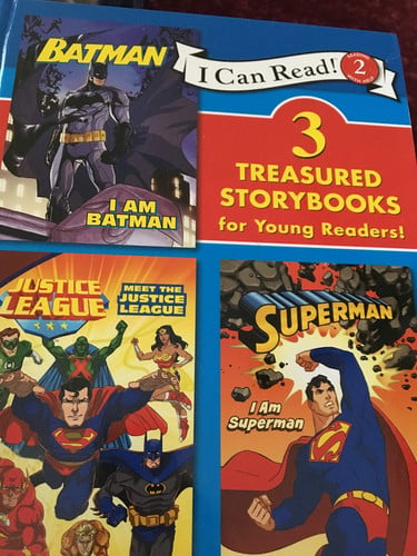 3 Treasured Storybooks for Young Readers! I Am Batman ; Meet the Justice League ; I Am Superman