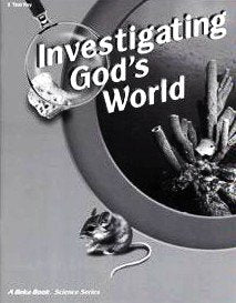 INVESTIGATING GOD'S WORLD - TEST KEY (Abeka 65099) Science Series, 5th Grade