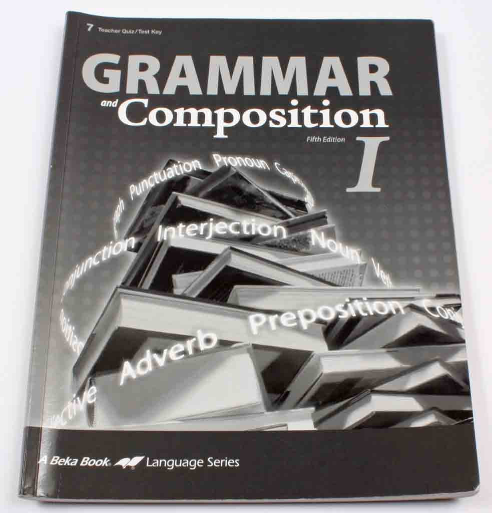 A Beka Abeka Grammar and Composition I Grade 7 Teacher Key 2000
