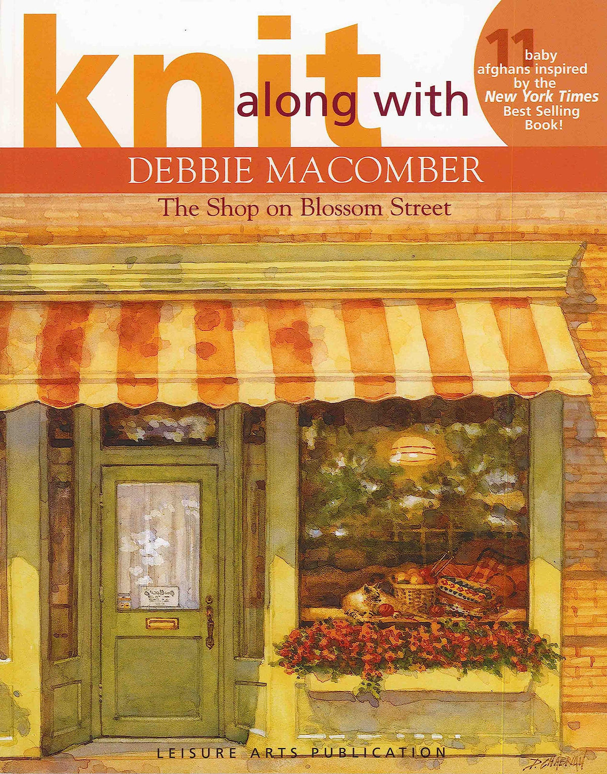 Leisure Arts Knit Debbie Macomber Shop Blossom Street Knitting Book