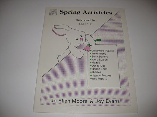 Spring Activities: Reproducible - Level: K-5 - 7011